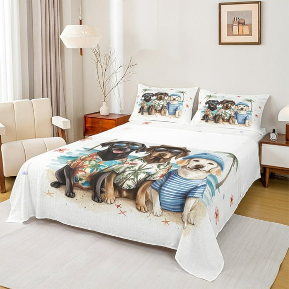 Castle Fairy 4-Piece Bear Safari King Sheets