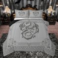 thumbnail image 1 of Castle Fairy Animal Dragon Full Size Comforter Sets,Abstract Hippie Geometric Bedding Sets, 1 of 8