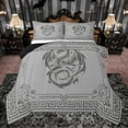 thumbnail image 1 of Castle Fairy Animal Dragon Queen Comforter Set,Abstract Hippie Bedding Comforter Set, 1 of 8