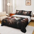 thumbnail image 1 of Castle Fairy Animal Eagle Twin Sheet Sets 3pcs for Adults Female Men,Vintage American Flag Twin Fitted Sheet Microfiber,Independence Day Breathable Flat Sheet,Microfiber Bedroom Decor, 1 of 7