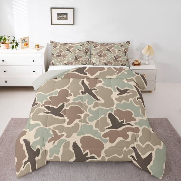 Castle Fairy Animal Mallard Full Size Comforter Sets,Fishing And Hunting Bedding Sets