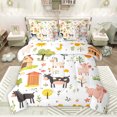 thumbnail image 1 of Castle Fairy Animal Pig Cow Twin Bedding Sets,Cartoon Farm Cabin Bedding Comforter Set, 1 of 8