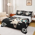 thumbnail image 1 of Castle Fairy Animal Print Aztec Full Size Sheets,Western Bull Skull Bed Sheets, 1 of 7