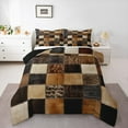 thumbnail image 1 of Castle Fairy 3-Piece Full Animal Print Patchwork Comforter Set, 1 of 8