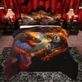thumbnail image 1 of Castle Fairy Animal Tiger Dragon Queen Comforter Set,Exotic Style Bedding Comforter Set, 1 of 8