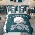 thumbnail image 1 of Castle Fairy Ball Gamer Bedding Comforter Set 7pcs for Children Teens,Sport Football Queen Bedding Sets Super Cozy,Rugby Game Queen Sheet Sets,Luxury Bedroom Decor,Reversible, 1 of 8