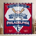 thumbnail image 1 of Castle Fairy Baseball Game Black Out Curtains,Ball Gamer Curtains Pack of 2 (42x63 Each), 1 of 6