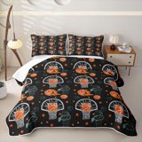 Castle Fairy Basketball Stars Print Bed Spread Queen,Sport Theme Queen ...