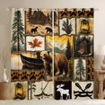 thumbnail image 1 of Castle Fairy Bear Deer Curtains Pack of 2 (42x84 Each),Fishing Hunting Curtains Blackout, 1 of 6