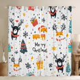 thumbnail image 1 of Castle Fairy Bear Fox Curtains Pack of 2 (42x84 Each) for Children,Polka Dots Curtains Blackout,Festival Xmas Bedroom Curtains,Breathable Home Decor, 1 of 6