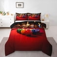 thumbnail image 1 of Castle Fairy Billiards Game Queen Comforter Set,Ball Gamer Bedding Comforter Set, 1 of 8