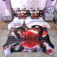 thumbnail image 1 of Castle Fairy Black Swan Couple Girl Boy Twin Bedding Sets 7-Piece,Chic Floral Red Rose Bedding Comforter Set Microfiber,Romantic Paris Eiffel Tower Breathable Sheet Sets,Microfiber Bedroom Decor, 1 of 8