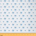 thumbnail image 1 of Castle Fairy Blue Bowknot Fabric by the Yard 5 Yard,Dreamy Princess Sewing Fabric,Polka Dots Fabric for Sewing,Breathable Kawaii Home Decor, 1 of 6