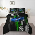 thumbnail image 1 of Castle Fairy Blue Car 3-Piece Full Size Comforter Sets,Racing Car Bedding Comforter Set,Extreme Sport Lightweight Bedding Sets,Lightweight Splash Room Decor,Reversible, 1 of 8