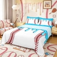 thumbnail image 1 of Castle Fairy Blue Ice Cream Drip Bed Sheets 4-Piece, Sport Theme Full Size Sheets,1 Fitted Sheet, 1 Flat Sheet and 2 Pillowcases, 1 of 6