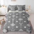 thumbnail image 1 of Castle Fairy Bohemian Aztec 7pcs Bedding Comforter Set,Hippie Tribal Queen Bedding Sets Super Cozy,Bull Skull Queen Sheet Sets,Super Cozy Western Room Decor,Reversible, 1 of 8