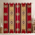 thumbnail image 1 of Castle Fairy Bohemian Aztec Curtains Pack of 2 (42x84 Each),Exotic Style Curtains Blackout, 1 of 6