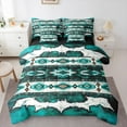 thumbnail image 1 of Castle Fairy Bohemian Aztec Twin Bedding Sets,Western Cow Print Bedding Comforter Set, 1 of 8