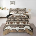 thumbnail image 1 of Castle Fairy Bohemian Aztec Twin Comforter Sets for Teens,Western Cow Print Bedding Set, 1 of 8