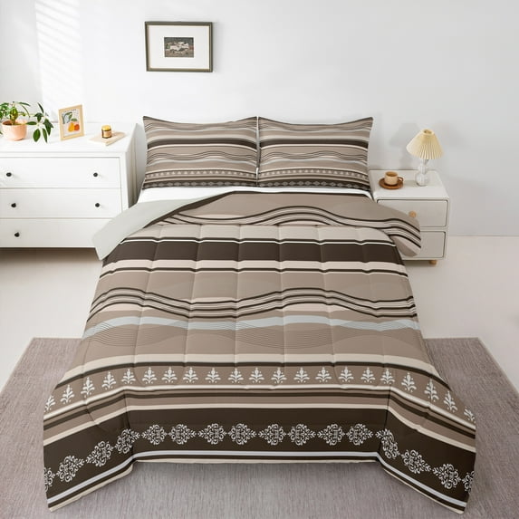 Castle Fairy 2-Piece Twin Damask Geometric Bedding Comforter Set