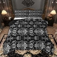 thumbnail image 1 of Castle Fairy Bohemian Damask Queen Comforter Set,Traditional Flower Bedding Comforter Set, 1 of 8