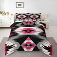 thumbnail image 1 of Castle Fairy Boho Aztec Full Size Comforter Sets,Hippie Tribal Geometric Bedding Sets, 1 of 8