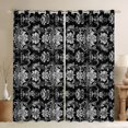 thumbnail image 1 of Castle Fairy Boho Damask Blackout Curtains Set of 2 (52x84 Each),Flower Window Curtains, 1 of 6