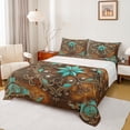 thumbnail image 1 of Castle Fairy Boho Damask Twin Sheet Sets for Female Men,Western Theme Bedding, 1 of 7