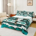 thumbnail image 1 of Castle Fairy Boho Hippie Aztec Full Size Sheets,Abstract Cow Print Bed Sheets, 1 of 7