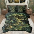 thumbnail image 1 of Castle Fairy Botanical Plants Mushroom Twin Bedding Sets 7-Piece for Female Men Women,Magical Garden Tree Bedding Comforter Set Microfiber,Vintage Chic Floral Flower Breathable Sheet Sets, 1 of 8