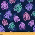 thumbnail image 1 of Castle Fairy Botanical Theme Fabric by the Yard 3 Yards,Tropical Plants Sewing Fabric,Tree Leaves Fabric for Sewing,Ultra Soft Home Decor, 1 of 6
