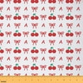 thumbnail image 1 of Castle Fairy Bow Cherry Fabric by the Yard 1 Yard,Personalized Initial Home Decor Fabric by the Yard,Cartoon Bowknot Room Decor Fabric by the Yard,Super Cozy Kawaii Room Decor, 1 of 6