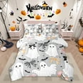 thumbnail image 1 of Castle Fairy 7-Piece Ghost Halloween Full Bedding Comforter Set, 1 of 8