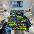 thumbnail image 1 of Castle Fairy 7-Piece Full Trash Truck Bedding Set, 1 of 8