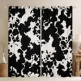 thumbnail image 1 of Castle Fairy Boys Cow Print Curtains Pack of 2 (42x84 Each),Black White Curtains Blackout,Farmhouse Animal Bedroom Curtains,Luxury Bedroom Decor, 1 of 6