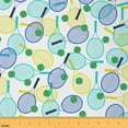 thumbnail image 1 of Castle Fairy Boys Gamer Tennis Fabric by the Yard 2 Yards,Sport Theme Room Decor Fabric by the Yard,Ball Game Sewing Fabric,Ultra Soft Home Decor, 1 of 6