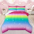 thumbnail image 1 of Castle Fairy Boys Girls Abstract Galaxy Bedding Comforter Set 2pcs,Dreamy Princess Twin Comforter Sets Microfiber,Ombre Universe Cosmos Breathable Bedding Set,Luxury Bedroom Decor,Reversible, 1 of 8