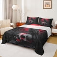 thumbnail image 1 of Castle Fairy Boys Girls Animal Black Crow 4pcs Bed Sheets,Gothic Skull King Sheets,Exotic Style Super Cozy Sheet Set,Microfiber Bedroom Decor, 1 of 7