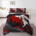 thumbnail image 1 of Castle Fairy Boys Girls Animal Koi Fish Twin Comforter Sets,Japanese Style Bedding Set, 1 of 8