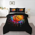thumbnail image 1 of Castle Fairy Boys Girls Basketball Gamer Twin Comforter Sets,Sport Gamer Bedding Set, 1 of 8