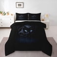 thumbnail image 1 of Castle Fairy Boys Girls Black Cat Twin Comforter Sets,Gothic Style Bedding Set, 1 of 8