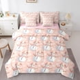 thumbnail image 1 of Castle Fairy Boys Girls Cartoon Winter Snowflakes Snowman Bedding Comforter Set 7-Piece,Happy New Year King Bedding Sets,Merry Christmas Xmas Ultra Soft Bed Sheets,Super Cozy Room Decor,Reversible, 1 of 8
