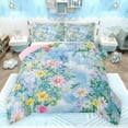 thumbnail image 1 of Castle Fairy Boys Girls Chic Floral Daisy Bedding Comforter Set 2pcs,Spring Garden Twin Comforter Sets Microfiber,Gradient Blue Cloud Sky Breathable Bedding Set,Super Cozy Room Decor,Reversible, 1 of 8