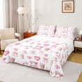 thumbnail image 1 of Castle Fairy Boys Girls Cute Ribbon Bow Twin Sheet Sets,Cartoon Love Heart Bedding, 1 of 7