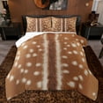 thumbnail image 1 of Castle Fairy Boys Girls Deer Print Twin Comforter Sets,Jungle Animal Bedding Set, 1 of 8