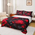 thumbnail image 1 of Castle Fairy Boys Girls Floral Red Rose Twin Sheet Sets 3pcs,Exotic Style Twin Fitted Sheet Microfiber,Spring Garden Breathable Flat Sheet,Luxury Bedroom Decor, 1 of 7