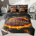 thumbnail image 1 of Castle Fairy Boys Girls Football Print Twin Bedding Sets 7-Piece,Ball Gamer Bedding Comforter Set Microfiber,Sport Theme Breathable Sheet Sets,Lightweight Room Decor,Reversible, 1 of 8