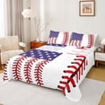 thumbnail image 1 of Castle Fairy Boys Girls Gamer Baseball 4Pcs Bed Sheets,Sport Gamer King Sheets,USA Flag Super Cozy Sheet Set,Lightweight Room Decor, 1 of 7