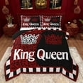 thumbnail image 1 of Castle Fairy Boys Girls Happy Valentine's Day Bedding Comforter Set 2pcs,King And Queen Crown Twin Comforter Sets Microfiber,Animal Leopard Print Breathable Bedding Set,Microfiber Bedroom Decor, 1 of 8