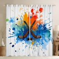 thumbnail image 1 of Castle Fairy Boys Girls Ice Hockey Print Blackout Curtains Set of 2 (52x84 Each),Sport Gamer Window Curtains,Graffiti Splash Curtains and Drapes,Lightweight Room Decor, 1 of 6